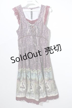 画像: Ozz Croce / トルソー＆ティーカップジャンパースカート - ワイン S-24-05-13-056-OO-OP-SZ-ZS
