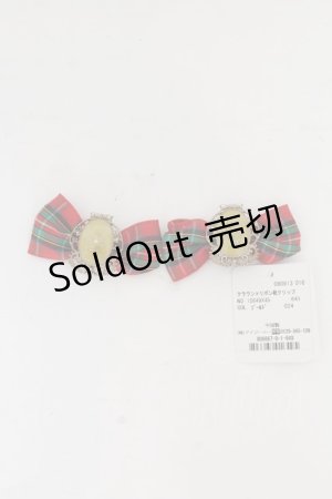 画像: axes femme / クラウン×リボン靴クリップ  アカ×イエロー O-24-07-08-048-AX-ZA-IG-ZT208-F004