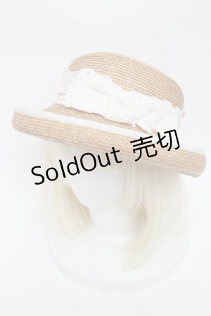 画像: Leur Getter / HAT レースリボンハット   S-24-09-01-007-LU-AC-UT-ZS