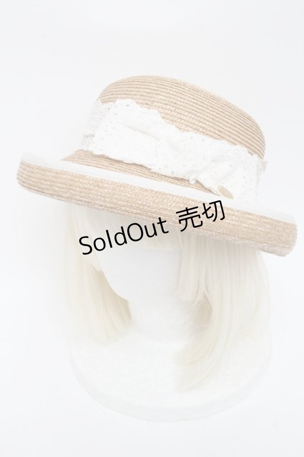 画像1: Leur Getter / HAT レースリボンハット   S-24-09-01-007-LU-AC-UT-ZS (1)