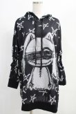 画像1: NieR Clothing / プリントパーカー  黒 H-25-01-09-052-PU-TO-KB-ZT391 (1)