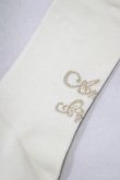 画像2: Angelic Pretty / プリンセスロゴオーバーニー  アイボリー H-25-01-24-033-AP-ZA-NS-ZH (2)