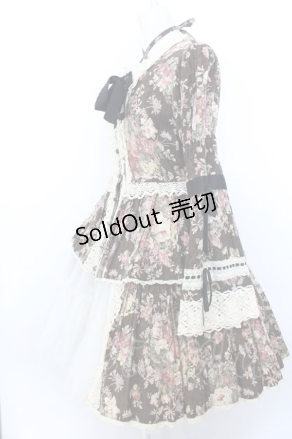 画像15: BABY,THE STARS SHINE BRIGHT / ローズジャガード2ピース（ペチコート欠品）  ブラウン O-25-02-11-008-BA-OP-OW-OS (15)