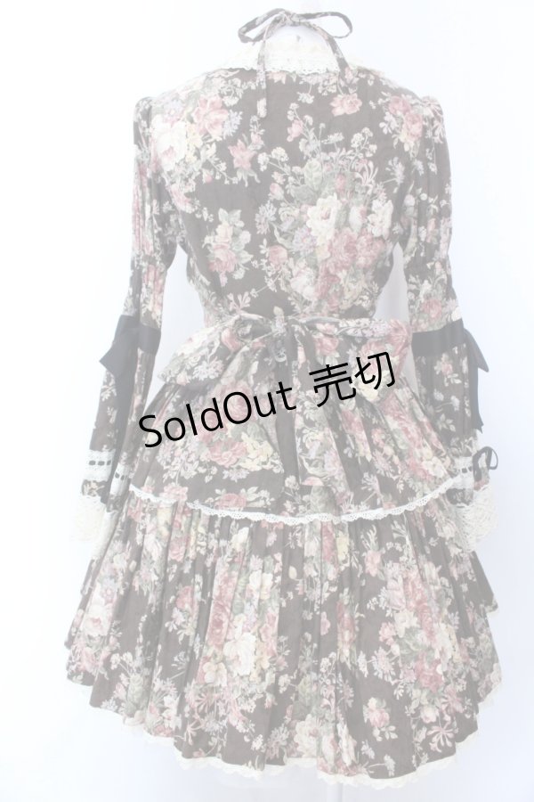 画像3: BABY,THE STARS SHINE BRIGHT / ローズジャガード2ピース（ペチコート欠品）  ブラウン O-25-02-11-008-BA-OP-OW-OS (3)