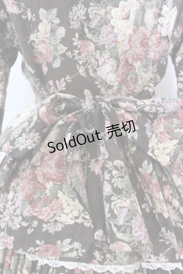 画像4: BABY,THE STARS SHINE BRIGHT / ローズジャガード2ピース（ペチコート欠品）  ブラウン O-25-02-11-008-BA-OP-OW-OS (4)