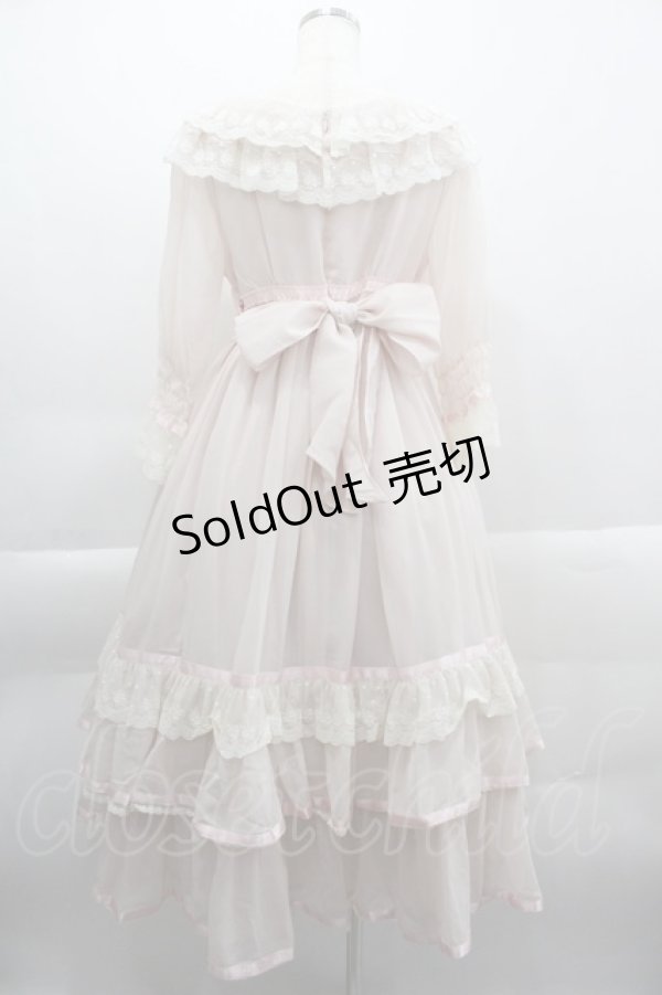 画像2: BABY,THE STARS SHINE BRIGHT / St.Cathedral Lilyロングワンピース  ピンク I-25-03-29-057-BA-OP-HD-ZI (2)