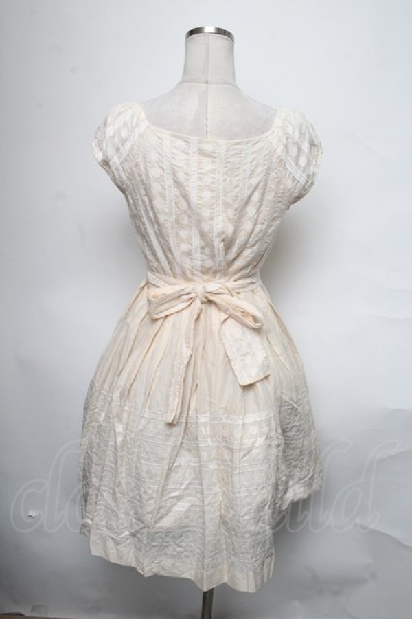 画像2: Jane Marple / ドット刺繍ワンピース  オフ S-25-03-28-059-JM-OP-AS-ZS (2)