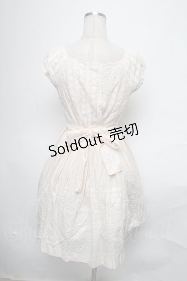 画像2: Jane Marple / ドット刺繍ワンピース  オフ S-25-03-28-059-JM-OP-AS-ZS (2)