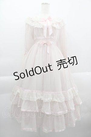 画像: BABY,THE STARS SHINE BRIGHT / St.Cathedral Lilyロングワンピース  ピンク I-25-03-29-057-BA-OP-HD-ZI