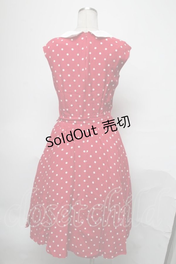 画像2: Jane Marple / ドットワンピース  赤 S-25-03-28-057-JM-OP-AS-ZS (2)