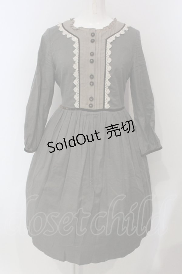 画像1: Jane Marple / タックヨークワンピース M カーキグリーン O-25-04-28-072-JM-OP-OW-OS (1)