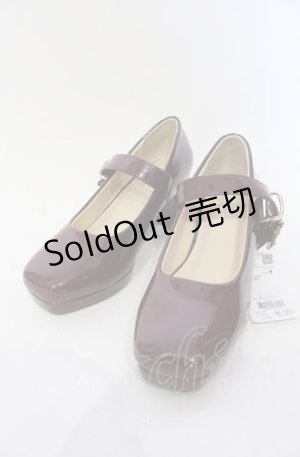 画像: axes femme / アンティークバックルパンプス M アカ O-25-05-28-146-AX-SH-IG-ZT-K005