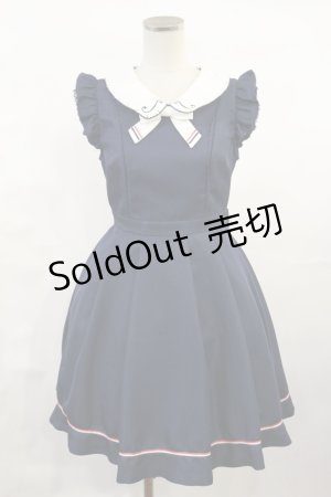 画像: Secret Honey / マリンワンピース Free ネイビー H-25-06-08-1013-CA-OP-NS-ZH