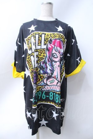 画像: HYPER CORE / CALL ME Tシャツ F 黒 Y-25-06-18-059-PU-TO-SZ-ZY