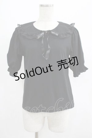 画像: m petit by misako / NINA'sコラボ襟付きプルオーバー M ブラック H-25-07-12-047-LO-TO-NS-ZH