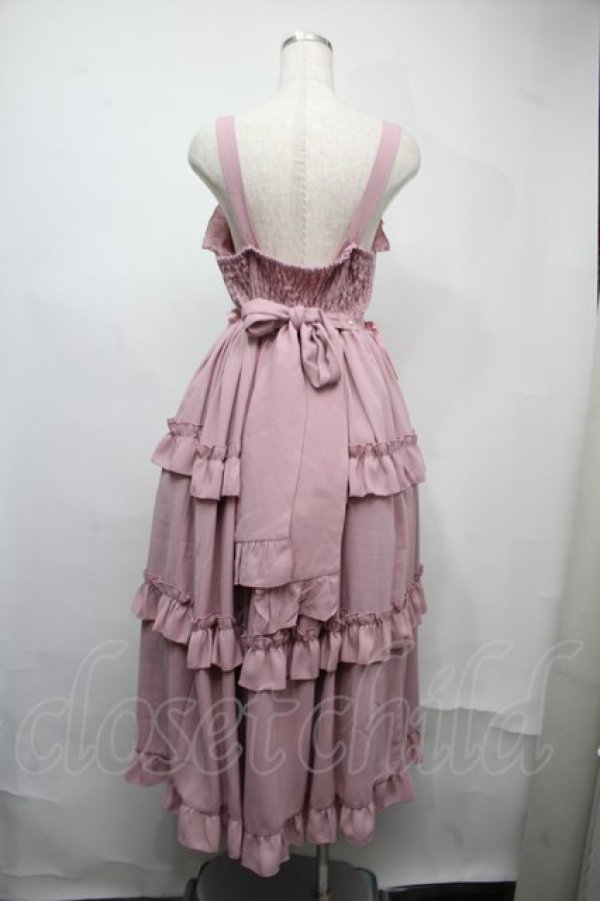 axes femme kawaii / アンティークドールジャンスカ M ピンク S