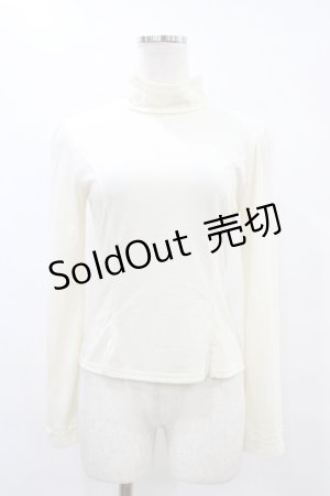 画像: Innocent World / チュールレース後ろリボンプルオーバー Free アイボリー H-25-08-14-1035-IW-TO-NS-ZH