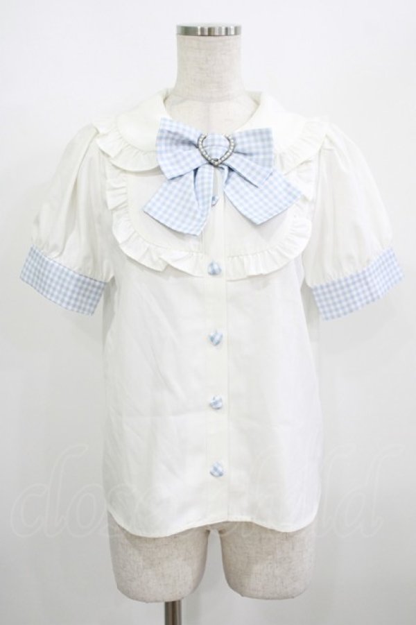 画像7: Ank Rouge / ブラウス×サス付きスカパン/Laforet Harajuku Limited M サックス H-25-08-26-1022-CA-OP-NS-ZH (7)