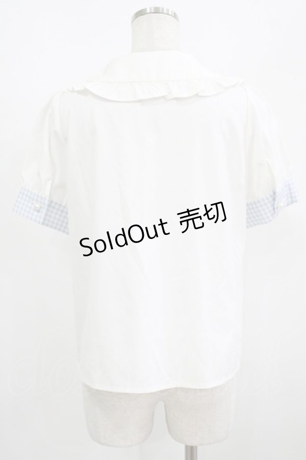 画像8: Ank Rouge / ブラウス×サス付きスカパン/Laforet Harajuku Limited M サックス H-25-08-26-1022-CA-OP-NS-ZH (8)