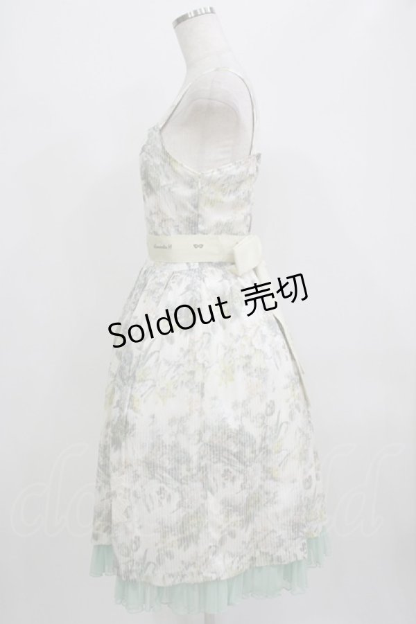 画像2: elements,H / ヴィンテージジャガードワンピース  アイボリー H-25-09-01-005-PU-OP-KB-ZH (2)