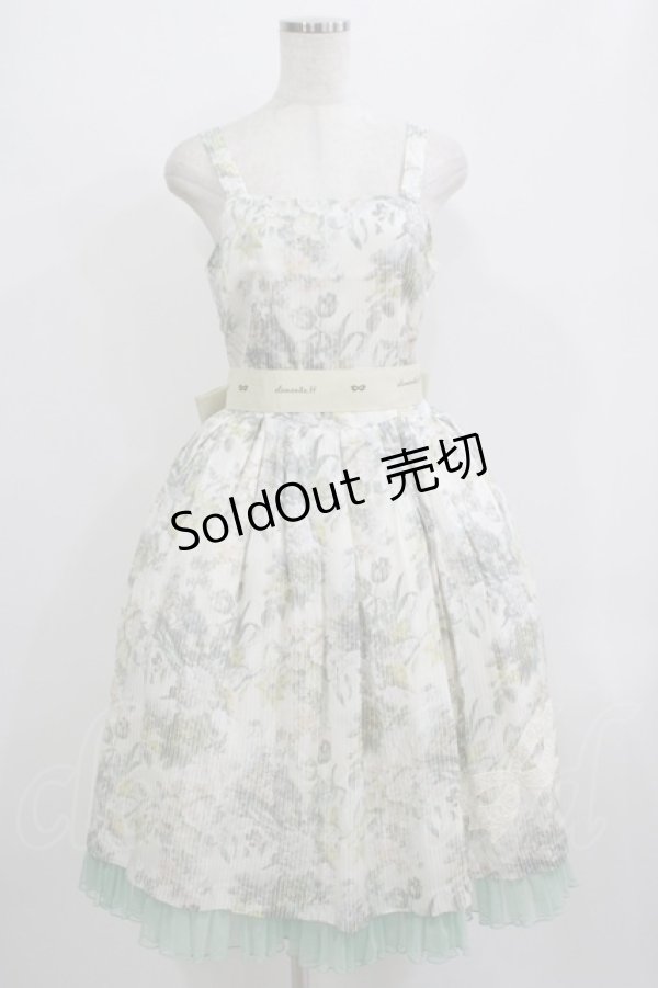 画像1: elements,H / ヴィンテージジャガードワンピース  アイボリー H-25-09-01-005-PU-OP-KB-ZH (1)