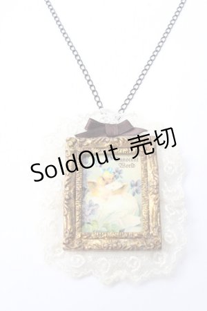 画像: Innocent World / フランスの額縁ネックレス  ブラウン Y-25-08-30-010-IW-AC-SZ-ZY