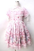 画像1: Angelic Pretty / Ohanami Bunnyワンピース  ピンク Y-25-09-14-069-AP-OP-SZ-ZY (1)