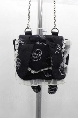 画像: FRILL / うさぎポシェット  黒ｘ白 I-25-10-04-041-HN-BG-HR-ZI