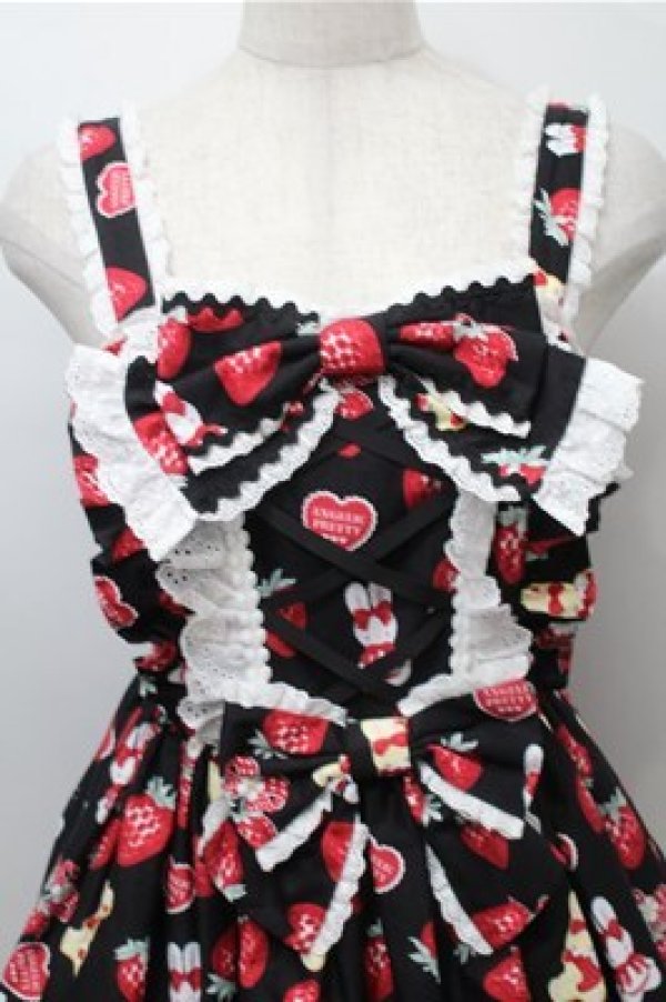う*わ様 Angelic Pretty ジャンパースカート 黒 Angelic Prettyジャンパースカート