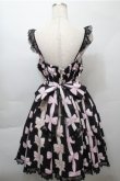 画像2: Angelic Pretty / Jewelry Ribbon Princessジャンパースカート  黒 S-25-10-08-049-AP-OP-AS-ZS (2)