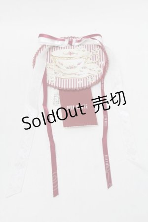 画像: PINK HOUSE / ティーカップモチーフワッペン  赤 S-25-10-11-013-LO-ZA-AS-ZS