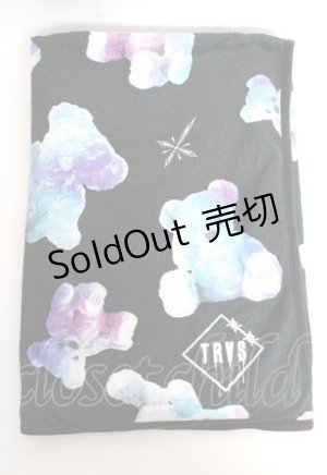 画像: TRAVAS TOKYO / Myriad of bears Blanket  ブラック Y-25-10-16-018-PU-ZA-SZ-ZY