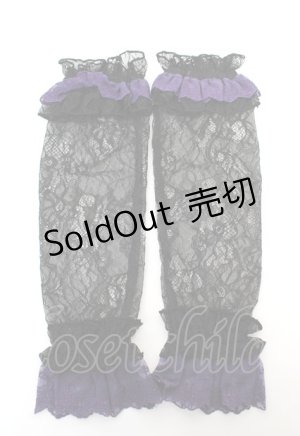 画像: Vallee lys / Enchanted Arm Cover  パープル Y-25-10-16-011-GO-ZA-SZ-ZY