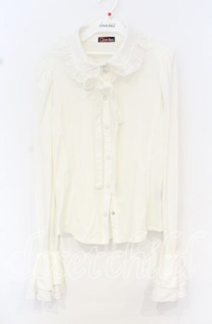 画像: Qutie Frash / 丸襟ブラウス  ホワイト O-25-10-14-027-QU-BL-OW-OS