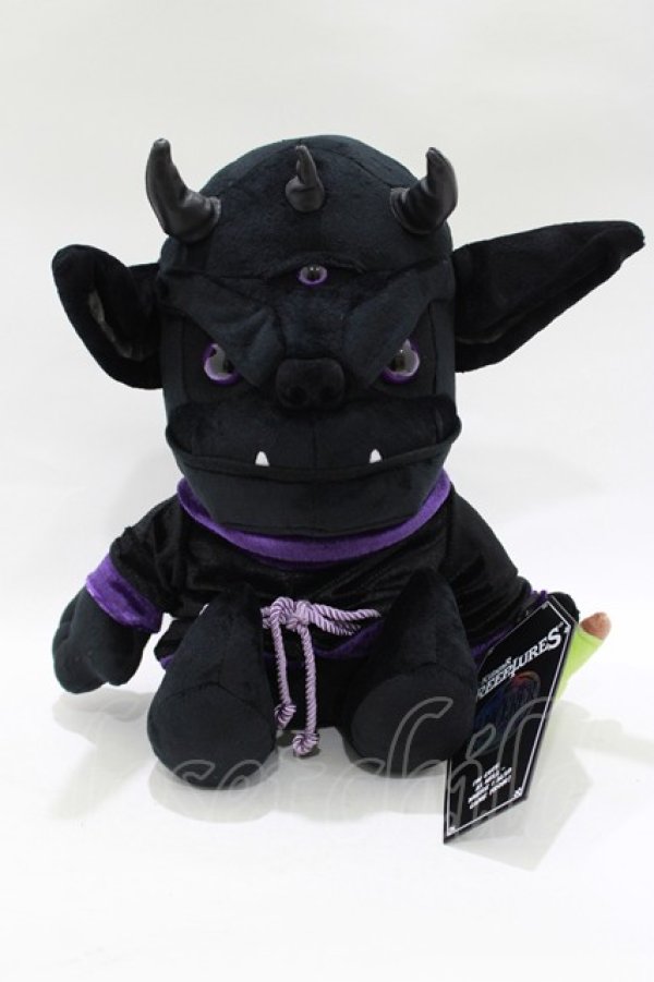 画像1: KILL STAR / Sorcererぬいぐるみ  ブラック H-25-11-04-036-SL-ZA-KB-ZH (1)