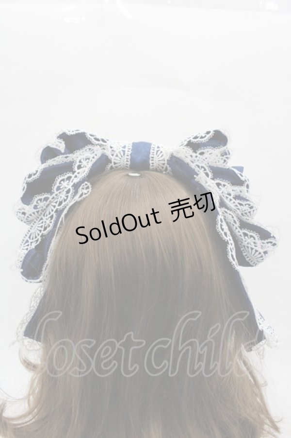 画像4: Hoshibako Works / 東方Project x HoshibakoWorks チルノ リボンカチューシャ  ネイビー I-25-11-15-123-LO-AC-SA-ZI (4)