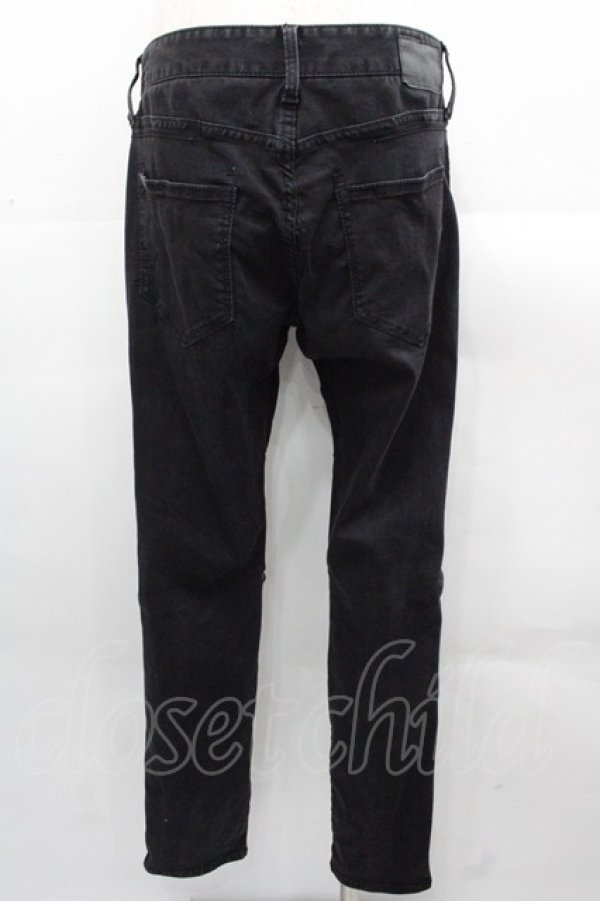 画像2: CIVARIZE / Knee ZIPストレッチスキニーパンツ 46 黒 I-25-11-15-094-GO-PA-SA-ZI (2)