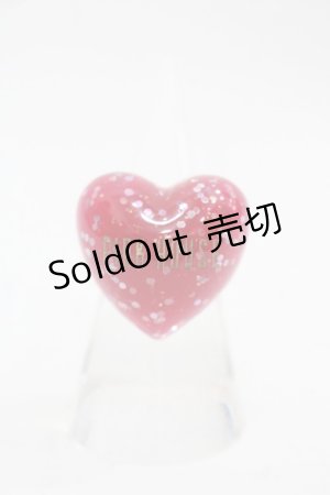 画像: PINK HOUSE / ハートラメモチーフリング  赤 I-25-11-15-106-LO-AC-SA-ZI