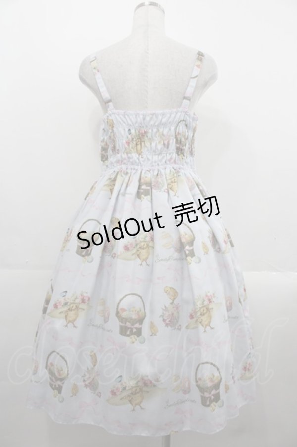 画像2: Emily Temple cute / ランディ・ドゥ・パックキャミワンピース  サックス I-25-11-15-052-ET-OP-SA-ZI (2)