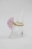 画像2: PINK HOUSE / ハートラメモチーフリング  ピンク I-25-11-15-105-LO-AC-SA-ZI (2)