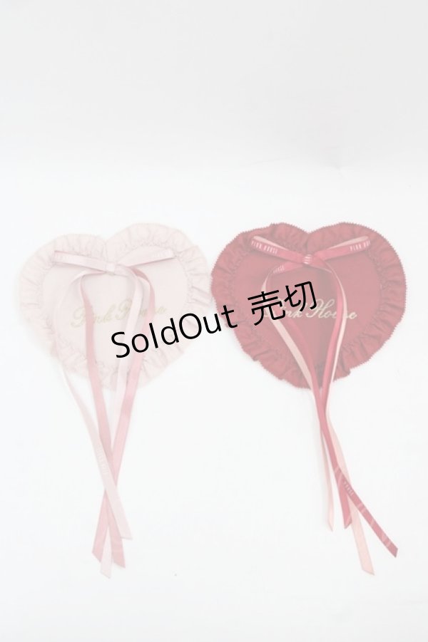 PINK HOUSE / ハートワッペンセット 赤Xピンク I-25-11-15-110-LO-ZA