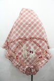 画像1: PINK HOUSE / バラ園うさぎ柄ストール  ピンク I-25-11-15-101-LO-ZA-SA-ZI (1)