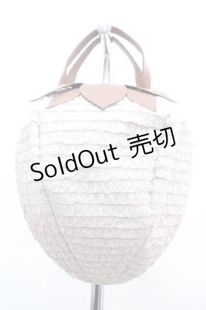 画像: PINK HOUSE / いちごフリルバッグ  ブラウン I-25-11-15-099-LO-BG-SA-ZI