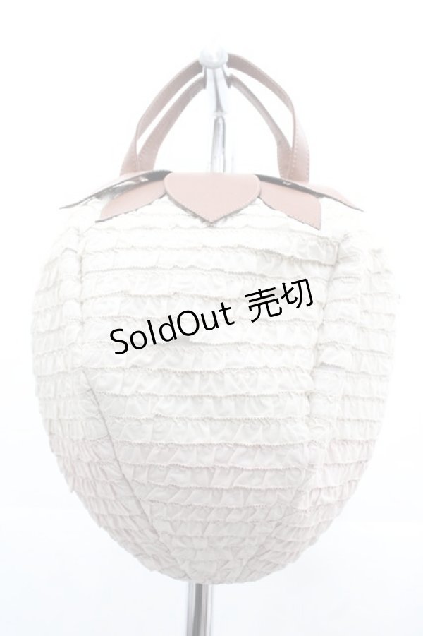 画像1: PINK HOUSE / いちごフリルバッグ  ブラウン I-25-11-15-099-LO-BG-SA-ZI (1)