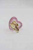画像3: PINK HOUSE / ハートラメモチーフリング  ピンク I-25-11-15-105-LO-AC-SA-ZI (3)