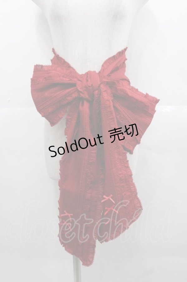 PINK HOUSE / 配色使いローンサッシュベルト 赤 I-25-11-15-100-LO-ZA