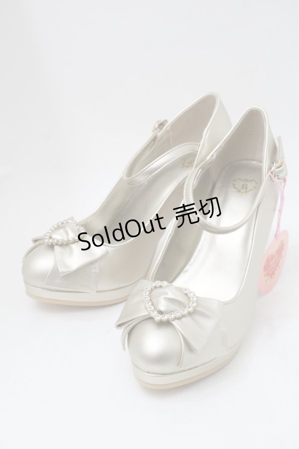 画像1: BABY,THE STARS SHINE BRIGHT / Heart Princessパンプス M ゴールド S-25-11-18-003-BA-SH-HR-ZS (1)