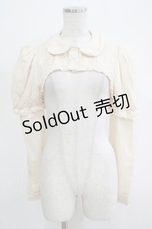 画像: CRUCIS・南十字（海外ロリータブランド） / ボレロ L 生成り H-25-11-19-049-PU-TO-NS-ZH