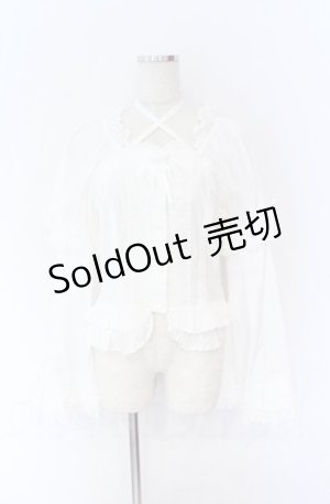 画像: BABY,THE STARS SHINE BRIGHT / 姫袖後ろシャーリングブラウス  シロ O-25-11-22-049-BA-BL-IG-OS