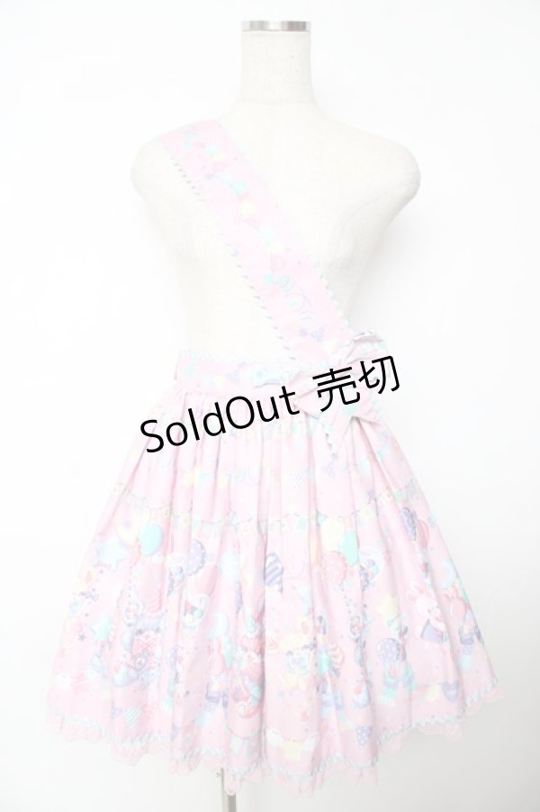 画像1: Angelic Pretty / Happy Garlandスカート  ピンク Y-25-12-01-112-AP-SK-SZ-ZY (1)